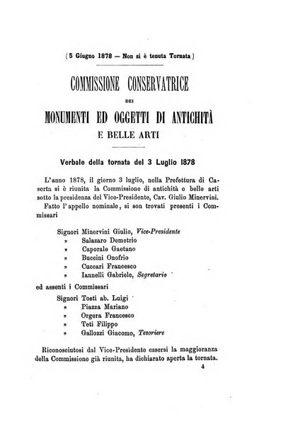 Atti della Commissione Conservatrice dei monumenti ed oggetti di antichita e belle arti nella Provincia di Terra di Lavoro