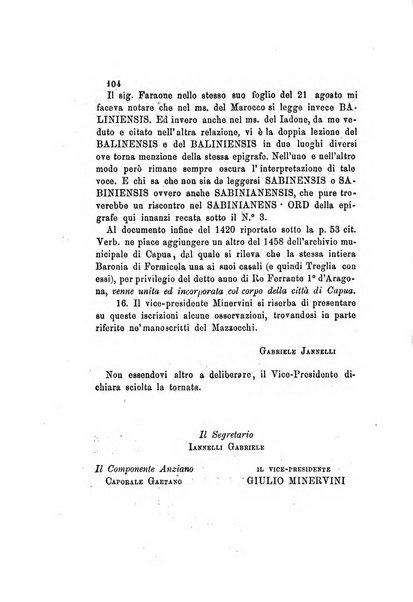 Atti della Commissione Conservatrice dei monumenti ed oggetti di antichita e belle arti nella Provincia di Terra di Lavoro