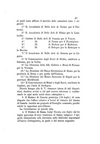 Atti della Commissione Conservatrice dei monumenti ed oggetti di antichita e belle arti nella Provincia di Terra di Lavoro