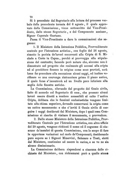 Atti della Commissione Conservatrice dei monumenti ed oggetti di antichita e belle arti nella Provincia di Terra di Lavoro