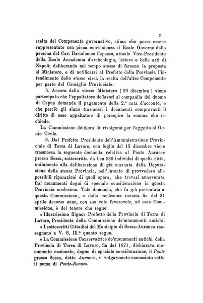 Atti della Commissione Conservatrice dei monumenti ed oggetti di antichita e belle arti nella Provincia di Terra di Lavoro