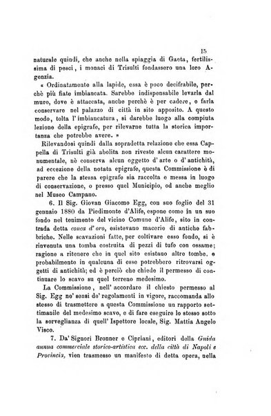 Atti della Commissione Conservatrice dei monumenti ed oggetti di antichita e belle arti nella Provincia di Terra di Lavoro