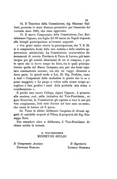 Atti della Commissione Conservatrice dei monumenti ed oggetti di antichita e belle arti nella Provincia di Terra di Lavoro