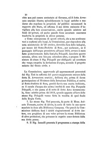 Atti della Commissione Conservatrice dei monumenti ed oggetti di antichita e belle arti nella Provincia di Terra di Lavoro