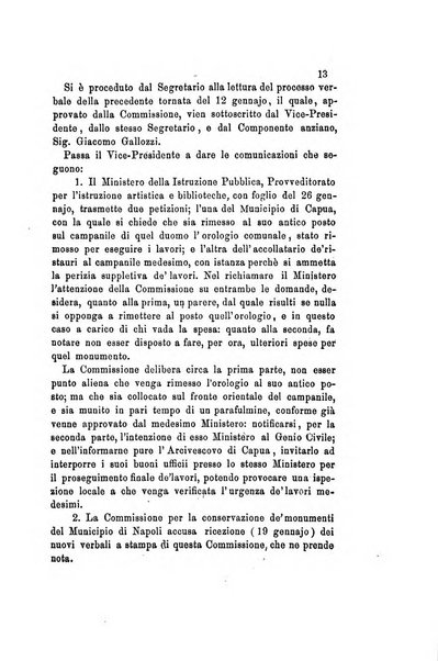 Atti della Commissione Conservatrice dei monumenti ed oggetti di antichita e belle arti nella Provincia di Terra di Lavoro