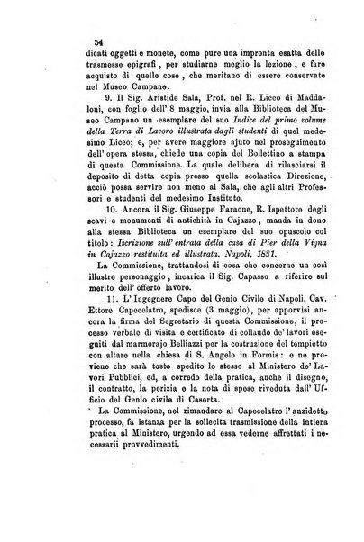 Atti della Commissione Conservatrice dei monumenti ed oggetti di antichita e belle arti nella Provincia di Terra di Lavoro