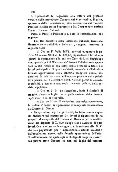 Atti della Commissione Conservatrice dei monumenti ed oggetti di antichita e belle arti nella Provincia di Terra di Lavoro