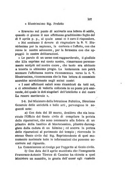 Atti della Commissione Conservatrice dei monumenti ed oggetti di antichita e belle arti nella Provincia di Terra di Lavoro