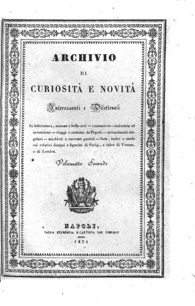 Archivio di curiosita e novita interessanti e dilettevoli...