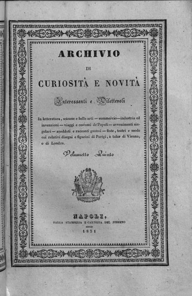 Archivio di curiosita e novita interessanti e dilettevoli...