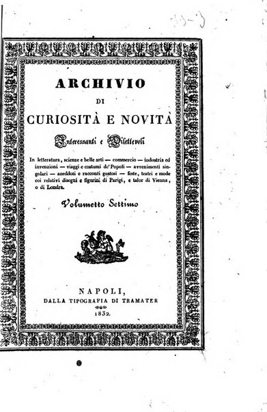 Archivio di curiosita e novita interessanti e dilettevoli...