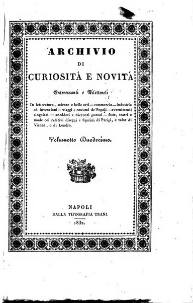 Archivio di curiosita e novita interessanti e dilettevoli...