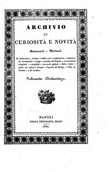 Archivio di curiosita e novita interessanti e dilettevoli...