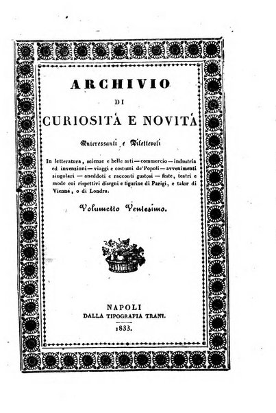 Archivio di curiosita e novita interessanti e dilettevoli...