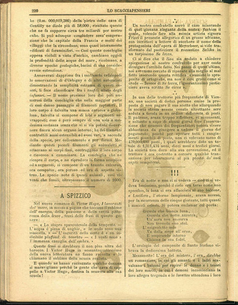 Lo scacciapensieri : giornale pittoresco settimanale