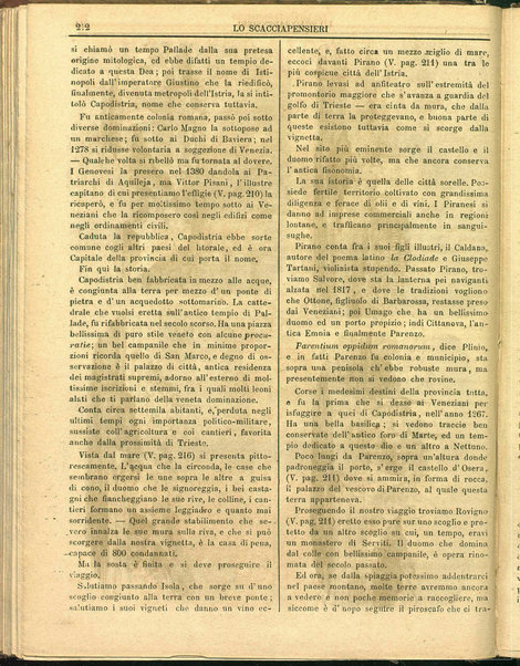 Lo scacciapensieri : giornale pittoresco settimanale