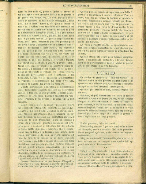 Lo scacciapensieri : giornale pittoresco settimanale