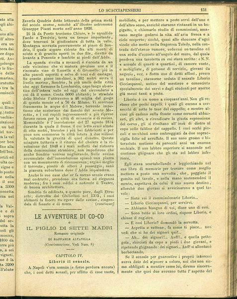 Lo scacciapensieri : giornale pittoresco settimanale