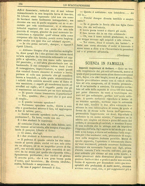 Lo scacciapensieri : giornale pittoresco settimanale