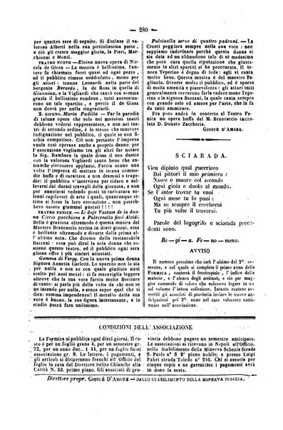 La formica foglio periodico di amena letteratura