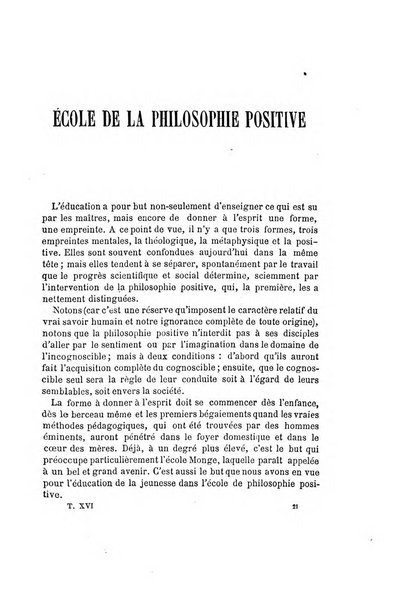 La philosophie positive