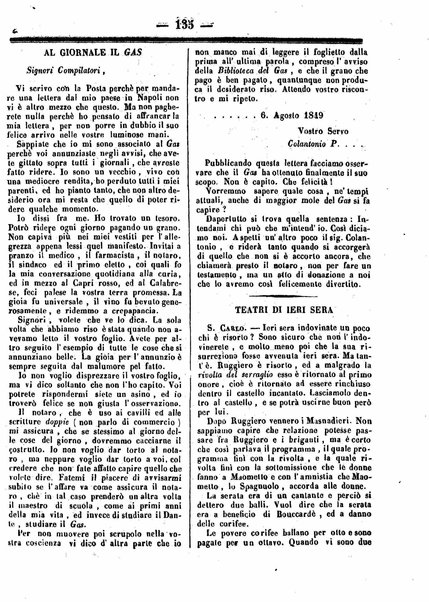 Il gas : pubblicazione di un grano