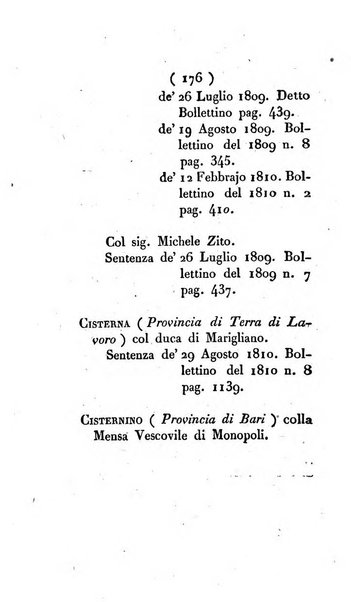 Bullettino delle sentenze emanate dalla Suprema commissione per le liti fra i già baroni ed i comuni