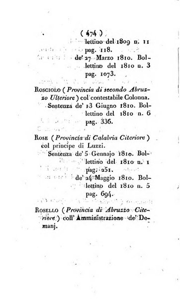 Bullettino delle sentenze emanate dalla Suprema commissione per le liti fra i già baroni ed i comuni