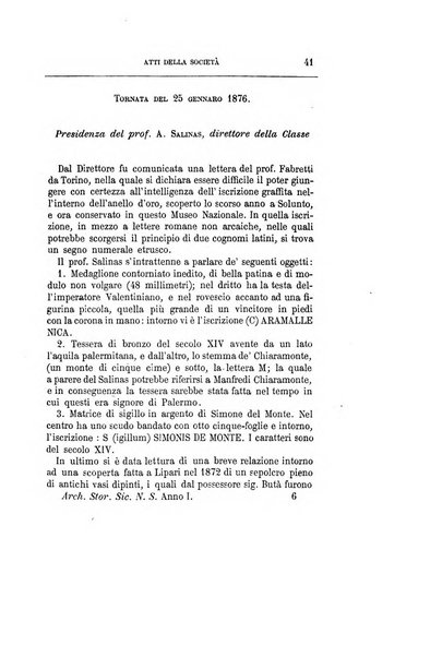 Archivio storico siciliano pubblicazione periodica per cura della Scuola di paleografia di Palermo