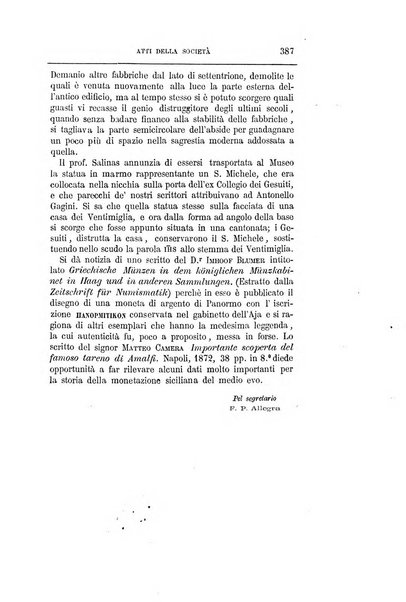 Archivio storico siciliano pubblicazione periodica per cura della Scuola di paleografia di Palermo