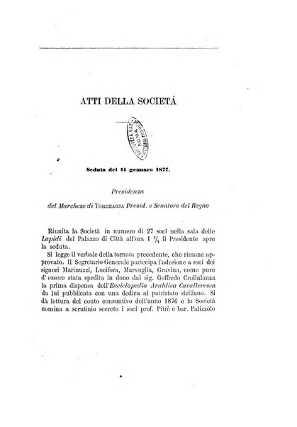 Archivio storico siciliano pubblicazione periodica per cura della Scuola di paleografia di Palermo