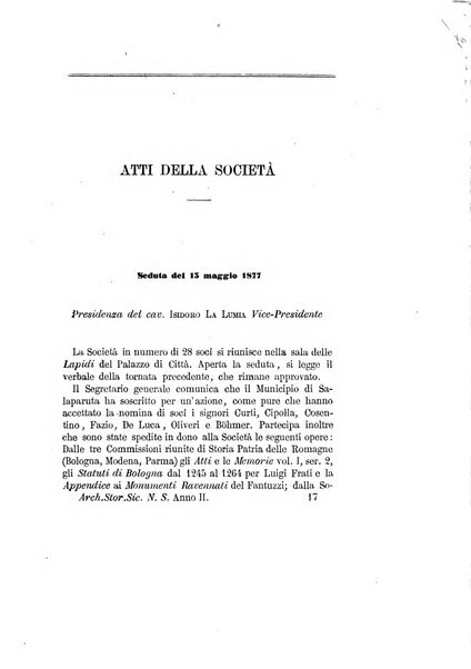 Archivio storico siciliano pubblicazione periodica per cura della Scuola di paleografia di Palermo