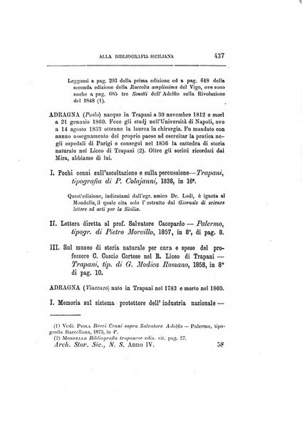 Archivio storico siciliano pubblicazione periodica per cura della Scuola di paleografia di Palermo