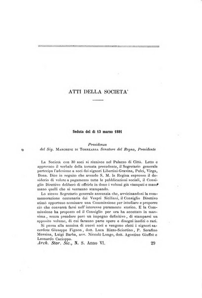 Archivio storico siciliano pubblicazione periodica per cura della Scuola di paleografia di Palermo