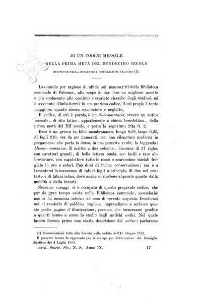 Archivio storico siciliano pubblicazione periodica per cura della Scuola di paleografia di Palermo