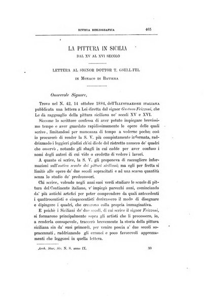 Archivio storico siciliano pubblicazione periodica per cura della Scuola di paleografia di Palermo