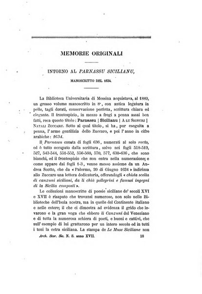 Archivio storico siciliano pubblicazione periodica per cura della Scuola di paleografia di Palermo