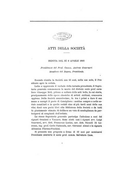 Archivio storico siciliano pubblicazione periodica per cura della Scuola di paleografia di Palermo