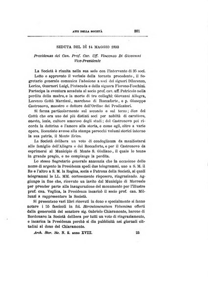 Archivio storico siciliano pubblicazione periodica per cura della Scuola di paleografia di Palermo