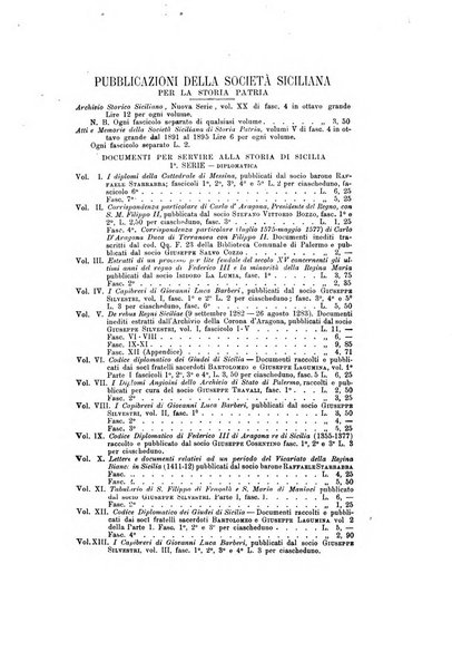 Archivio storico siciliano pubblicazione periodica per cura della Scuola di paleografia di Palermo