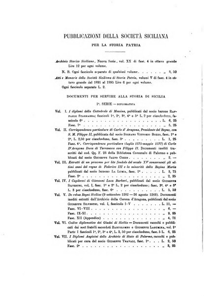 Archivio storico siciliano pubblicazione periodica per cura della Scuola di paleografia di Palermo