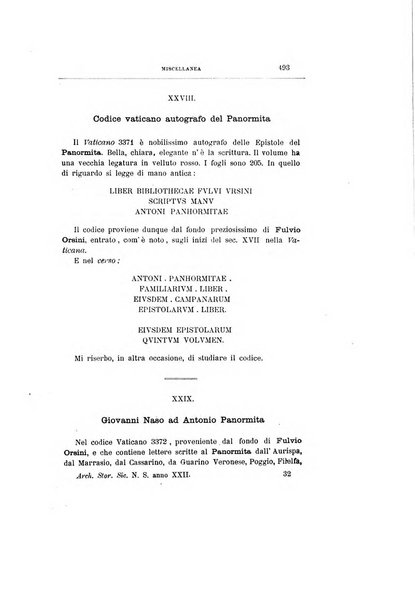 Archivio storico siciliano pubblicazione periodica per cura della Scuola di paleografia di Palermo