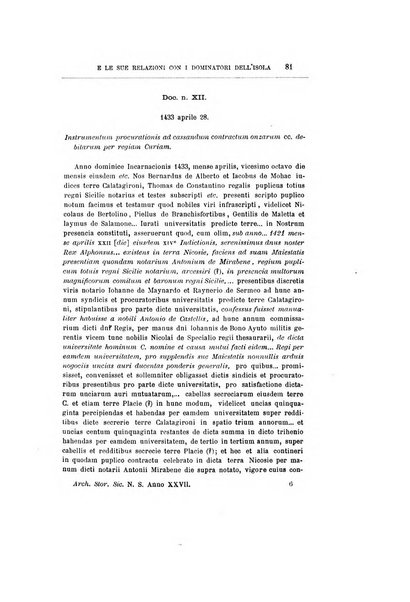 Archivio storico siciliano pubblicazione periodica per cura della Scuola di paleografia di Palermo