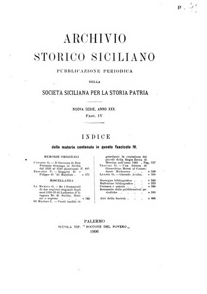 Archivio storico siciliano pubblicazione periodica per cura della Scuola di paleografia di Palermo