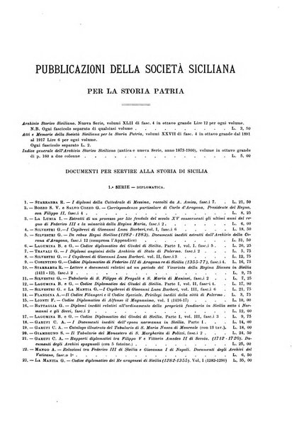 Archivio storico siciliano pubblicazione periodica per cura della Scuola di paleografia di Palermo