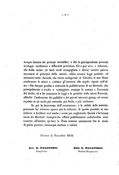 La Temi giornale di legislazione e giurisprudenza