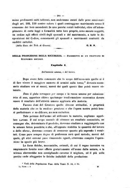 La Temi giornale di legislazione e giurisprudenza