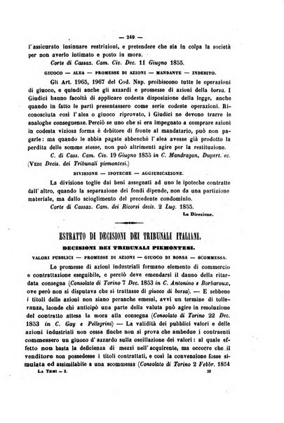 La Temi giornale di legislazione e giurisprudenza