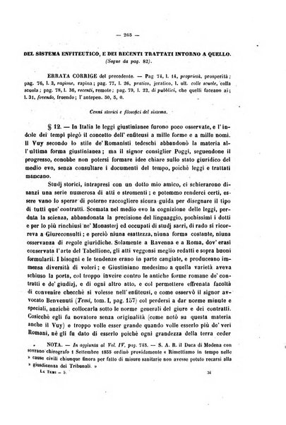 La Temi giornale di legislazione e giurisprudenza