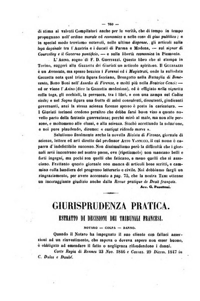 La Temi giornale di legislazione e giurisprudenza